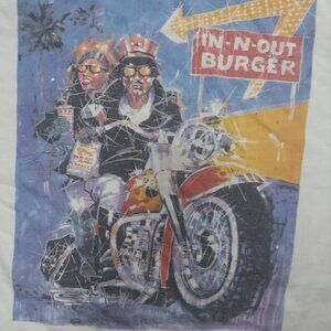 IN-N-OUT BURGER vintage shirt Single Stitch Biker southern California
